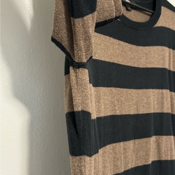 Black and Brown Striped Sweater Knit Dress 🧶 - Picture 7 of 15